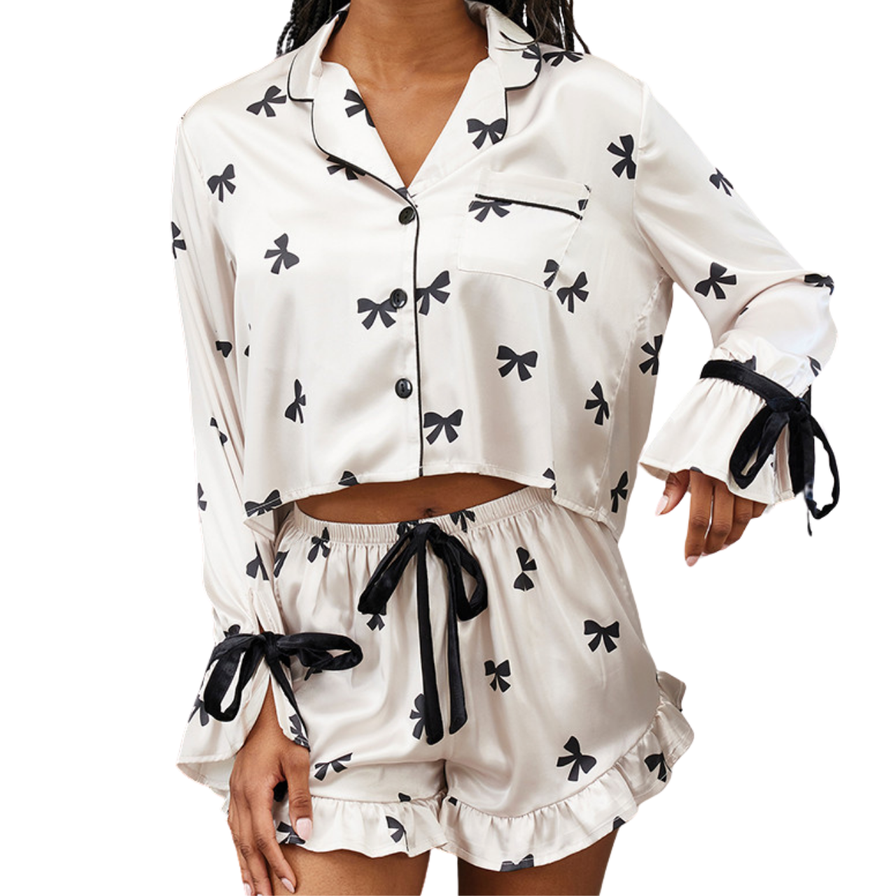 Bow Tie Pajama Set
