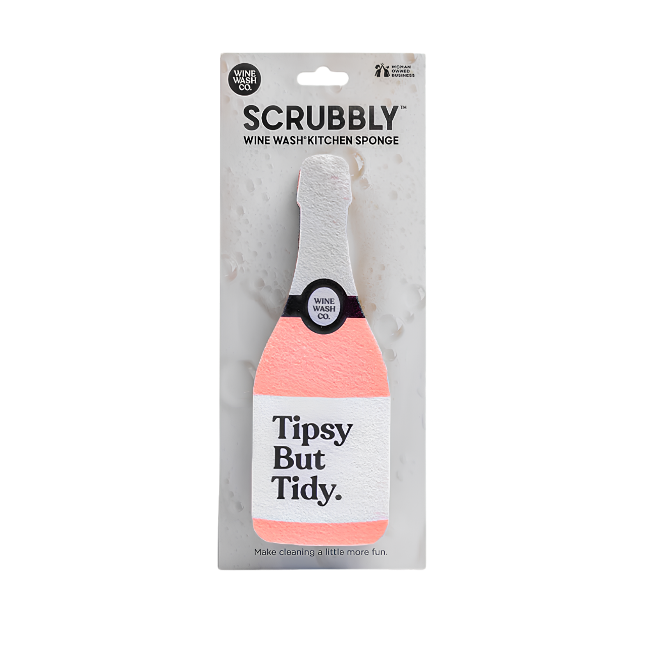 Tipsy But Tidy wine glass sponge