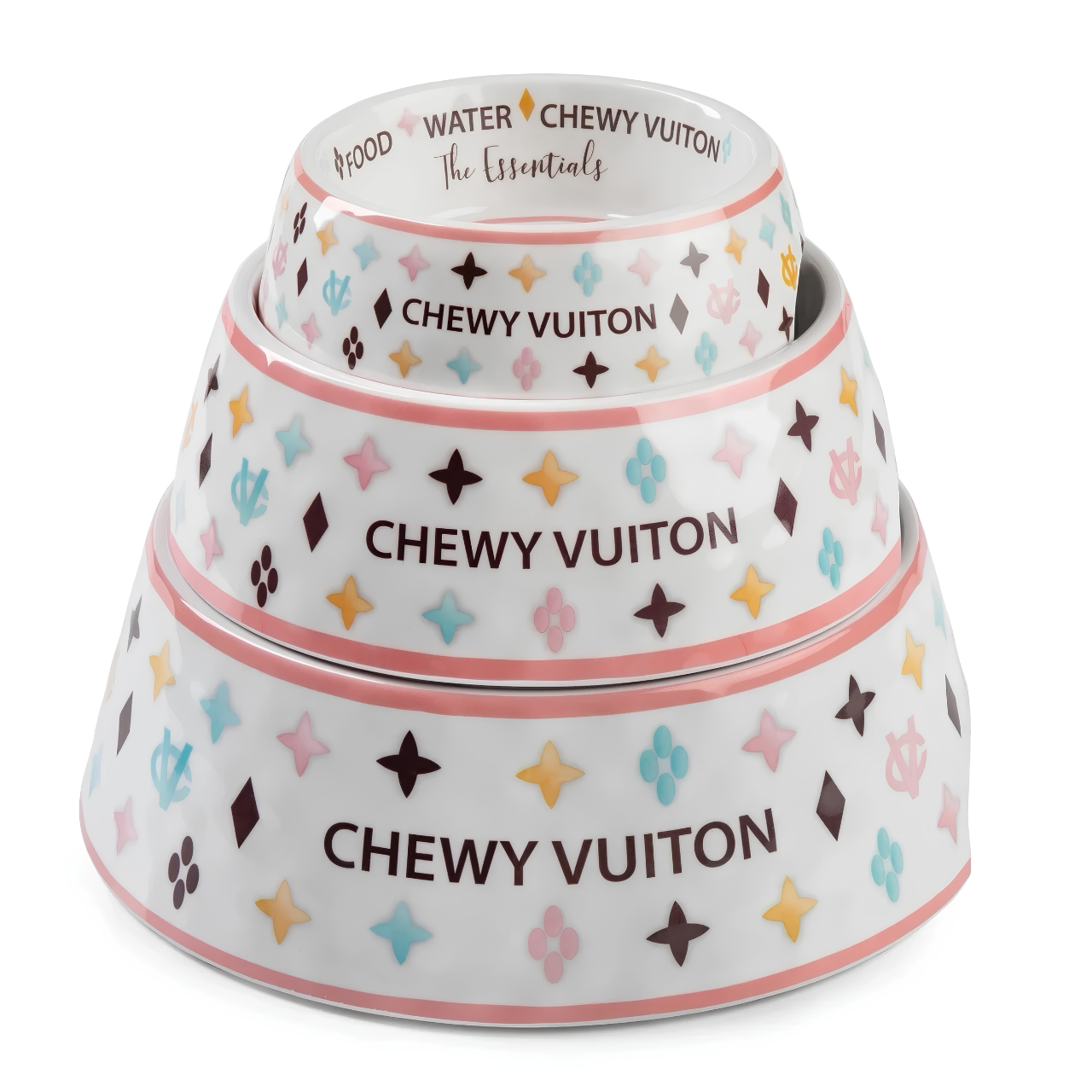 Chewy Vuiton Bowls