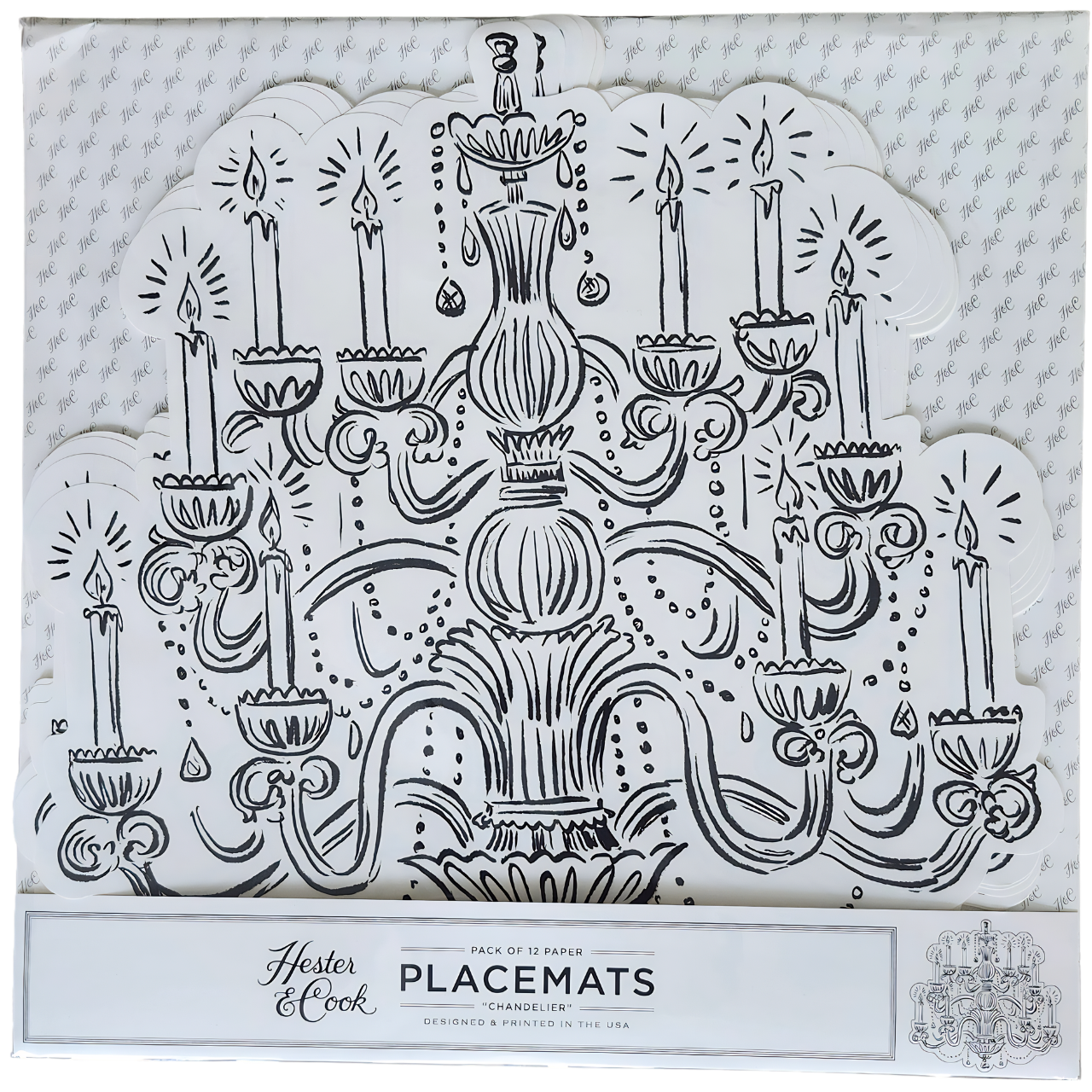 Glam Chandelier Placemats