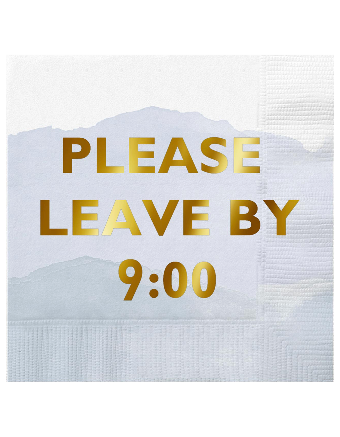 Slant Collections Please Leave By 9