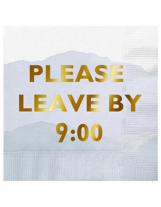 Slant Collections Please Leave By 9