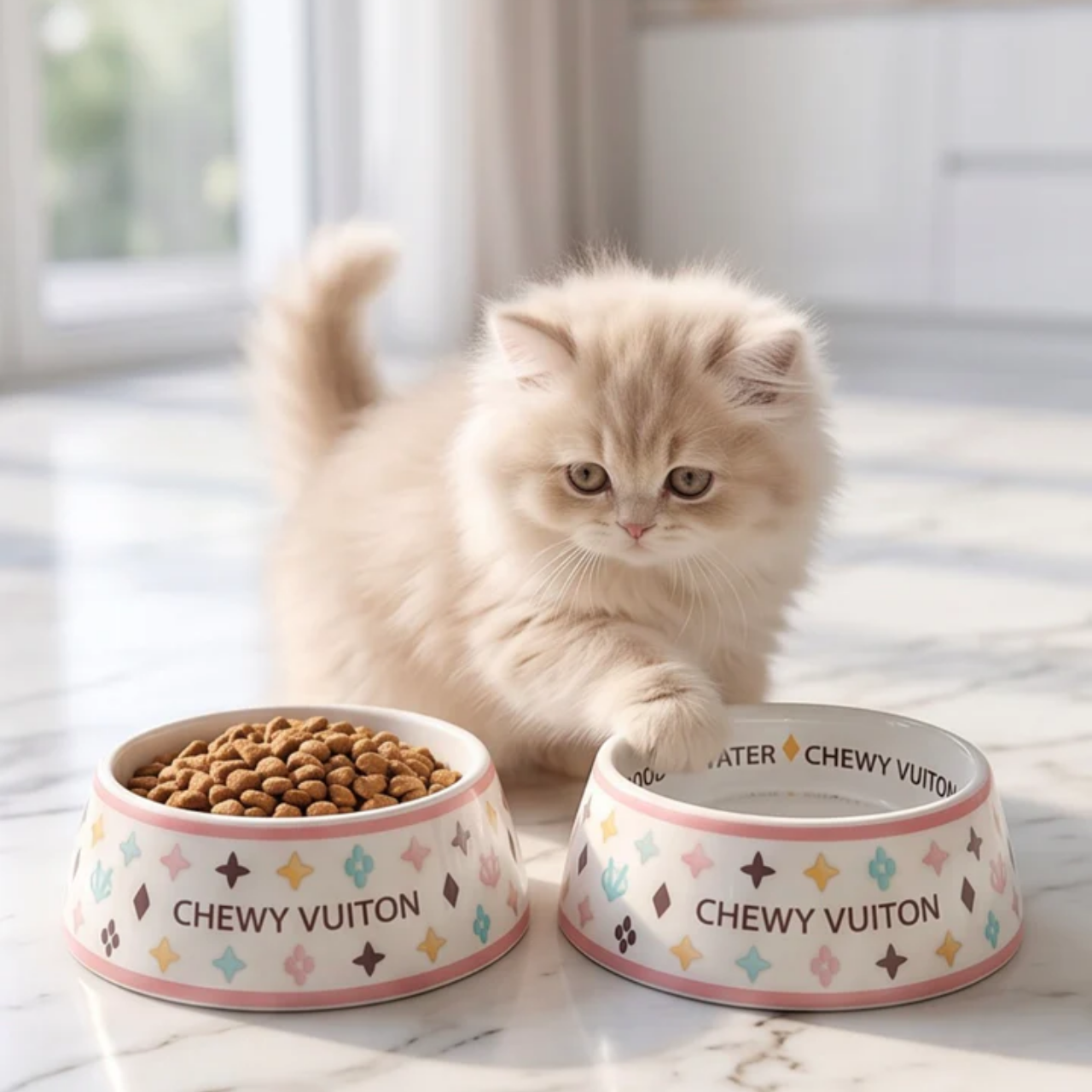 Chewy Vuiton Bowls