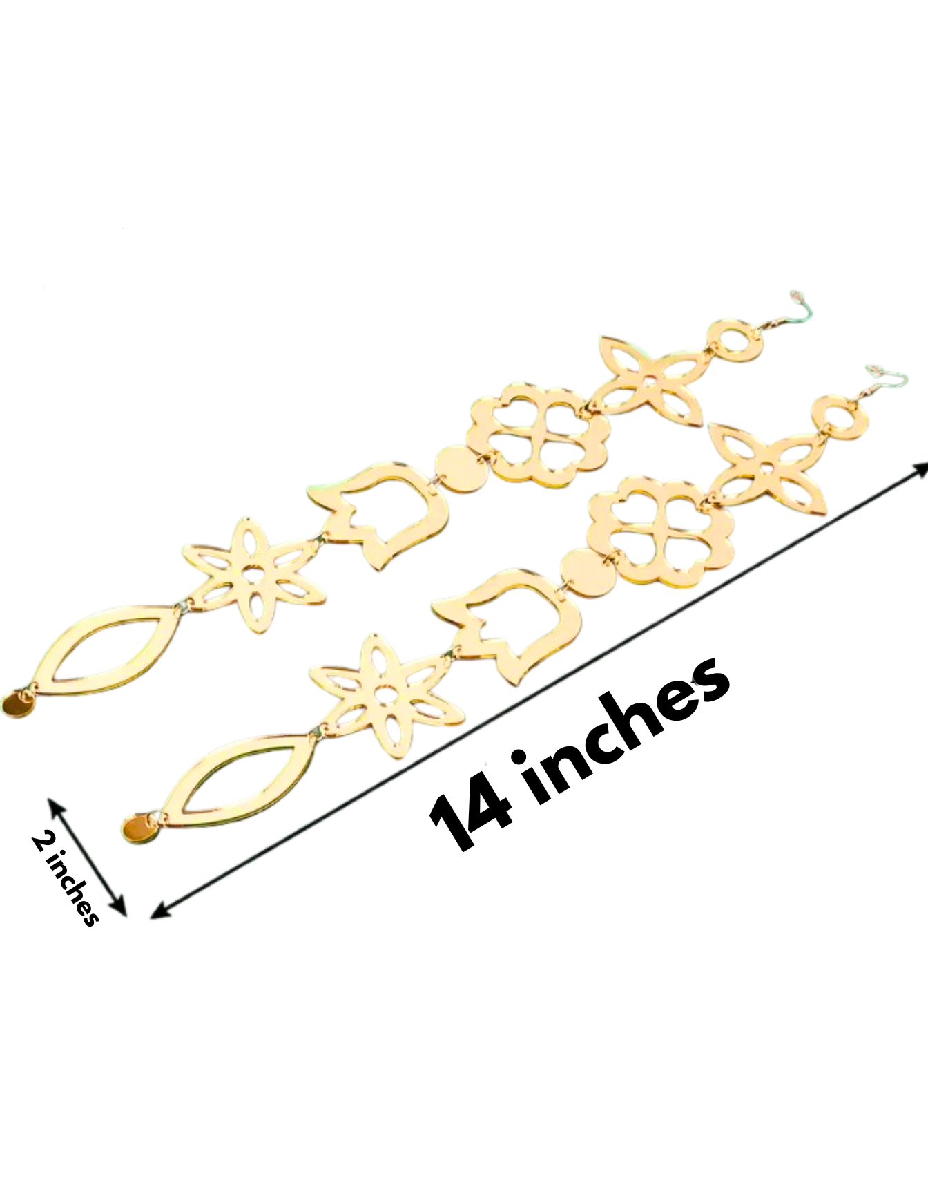 Glam Stuff oversized, statement earrings